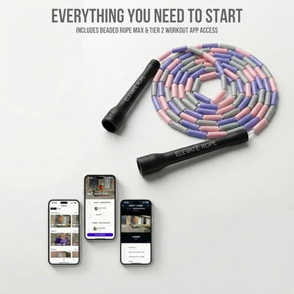 Pro-Grade Beaded Jump Rope for Beginners - color: Sweet Harmony