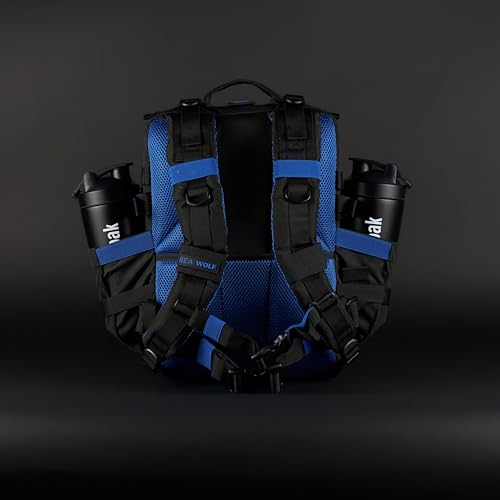 WOLFpak 35L Meal Prep Management Backpack (Blue Wolf) | Easily Store & Organize Food Storage Containers w/Built-In Lunch Box, Cooler, Travel, Insulated Bag - color: Blue Wolf