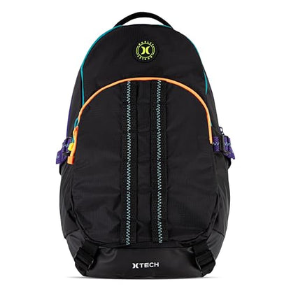 Commuter Travel Backpack - color: Black/Multi