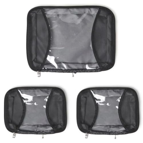 Baggallini Compression Cube 3-piece set - Lightweight Compression Packing Cubes for Travel - color: Midnight blossom