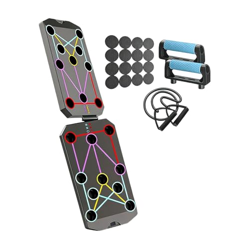 Multifunction Foldable Push Up Boards Portable Push Up Boards Fitness Equipment for Strength Training and Muscle Building Fitness Strength & Exercise Training Equipment - color: A