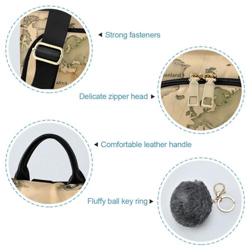 ALAZA Ancient Map Of The World Vignettes Compasses Dragons Sailboats Backpack Purse with Adjustable Straps for Woman Ladies - color: Multi 7