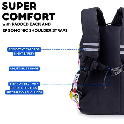J World Duet Kids Backpack & Lunch Box Set For Boys & Girls Pre-K to Elementary School, Kiddo - color: Kiddo