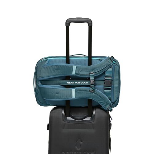 Cotopaxi Allpa 28L Travel Pack, Blue Spruce and Abyss - color: Blue Spruce/Abyss