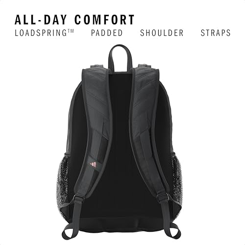 adidas Primetime School Backpack 41L - color: Carbon Grey/Rose Gold