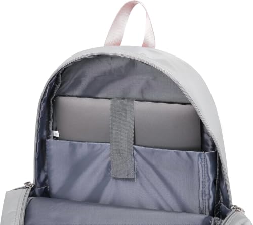 Acmebon Girl Roomy Fashion Laptop Backpack Casual Daily Backpack for Women Grey - color: Grey