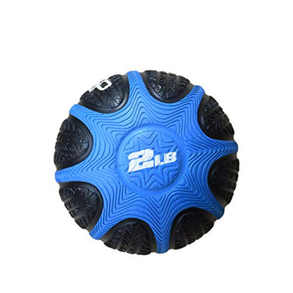Cap Barbell Medicine Ball - style: 2 lb, Light Blue