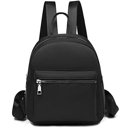 Etercycle Mini Backpack Purse for women, Small Backpack Purse, Shoulder Bag for Travel (Black) - color: Black
