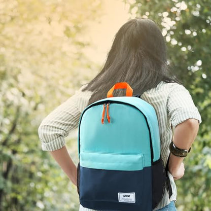 MIER Insulated Backpack Cooler Small Leakproof Lightweight Cute for Women Men to Work, Picnics, Camping, Park Day Trips, 15 L - color: Blue