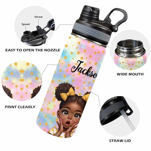 Custom Diaper Bag for Girls Personalized Diaper Bag Backpack &Insulated Water Bottle with Name Custom Monogram Baby Travel Bag Nursing Diaper Mommy Backpack with Adjustable Shoulder Straps Nappy Bag - color: Design 13