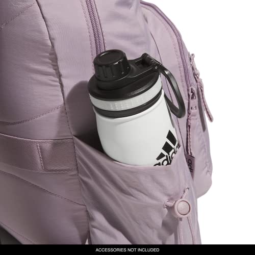 adidas Weekender Backpack – Small Lightweight Everyday Bag, 19L, Preloved Fig Purple/1, OSFA - color: Preloved Fig Purple/1