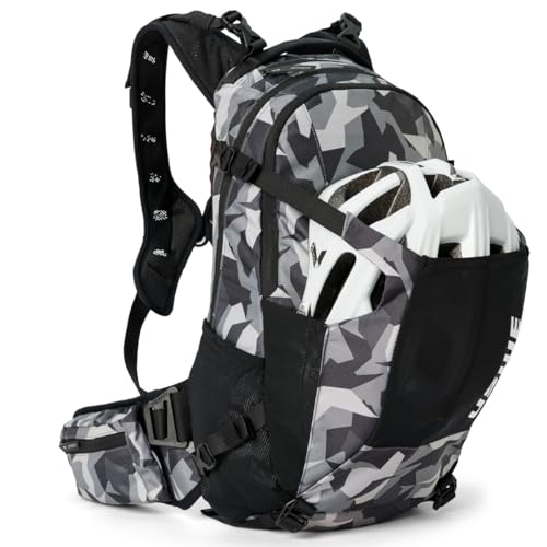 USWE Shred 25L Backpack, a High End Daypack for MTB, E-MTB, Mountain Bike, Camo/Black - style: 25l Camo/Black