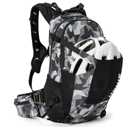 USWE Shred 25L Backpack, a High End Daypack for MTB, E-MTB, Mountain Bike, Camo/Black - style: 25l Camo/Black