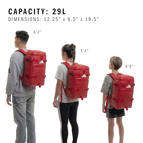 adidas Vista Sports Backpack – Utility Daypack for School, Gym and Travel, 29L - color: Team Power Red 2
