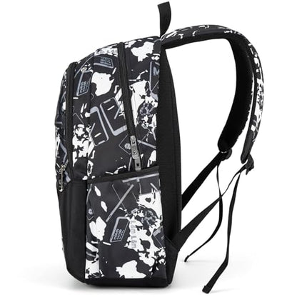 Boys' Large School Backpack, for 8-16 Years Old, Elementary - High School (Technological gray, Large) - color: Technological Gray