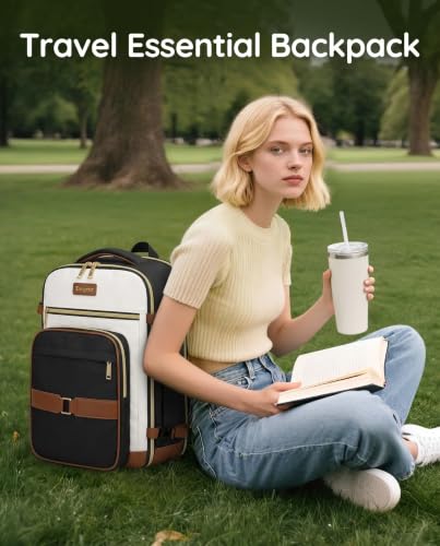 Taygeer Frontier Airlines Personal Item Bag 18x14x8, Carry on Backpack 40L | Underseat Travel Backpack for Women & Men with Makeup Compartment & Wet Bag, Fits Spirit Frontier Allegiant, Black Brown - color: Black