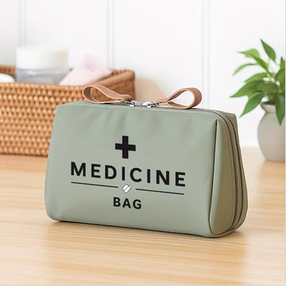 Travel Makeup Bag, Cosmetic Bag, Toiletry Bag, Makeup Organizer, Makeup Pouch for Women – Compact Waterproof PU Leather, Multi-Compartment, Black Cross Pattern, Travel & Birthday Gift