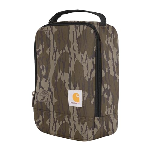Carhartt Insulated Lunch Cooler For Men and Women, Fully Insulated Lunch Pale for Everyday Use, Mossy Oat Bottomlands - color: Mossy Oak Bottomlands