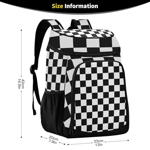 Tropical Pineapples Fruits Cooler Backpack Insulated Leak Proof Beach Cooler Bag Soft Lunch Picnic Hiking Camping Backpack Cooler - color: silver