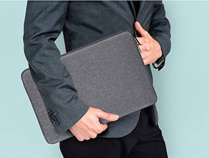 17 inch Laptop Sleeve Case for 2025 HP 17.3 Touchscreen Laptop, HP Envy 17, Pavilion 17, ASUS Vivobook 17, 17-in Water-Resistant Computer Notebook Bag - color: Space Grey