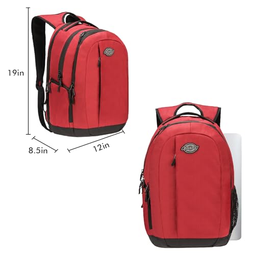 Dickies Laptop Backpack, Water Resistant College Computer Bag, Fits 15.6 Inch Notebook - color: Bloodstone