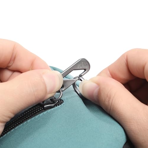 Travelon Anti-Theft Metro Backpack with RFID blocking pouch/NEW HARDWARE - color: Slate Blue/New Hardware