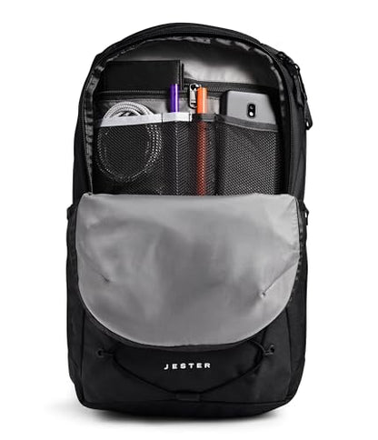 The North Face Women's Jester Everyday Laptop Backpack - Commuter Travel Bag, Laptop Sleeve, Water-Repellent, TNF Black-NPF, One Size - color: Tnf Black-npf