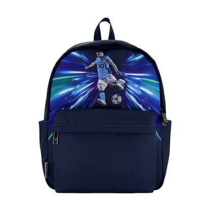 Messi Lifestyle Backpack, Bookbag with Pockets & Adjustable Straps