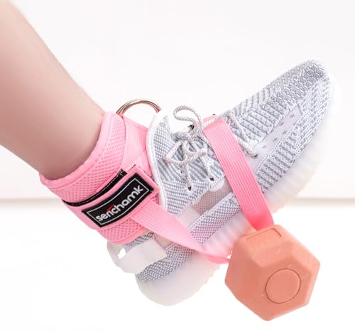 Adjustable Adjustable Feet Dumbbell Attachment,Feet Weight Lifting-Foot Weights for Exercise, Leg Extensions,Tibialis Trainer,Leg Lift Exercise Equipment - color: Style 3-Pink 2pc
