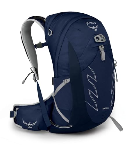 Osprey Talon 22L Men's Hiking Backpack with Hipbelt, Ceramic Blue, L/XL - color: Ceramic Blue, size: Large-X-Large