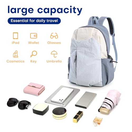 Ultralight Convertible Sling Backpack - Wear as Crossbody or Backpack for Commuting, Hiking, Travel and Cycling (Grey) - color: Grey