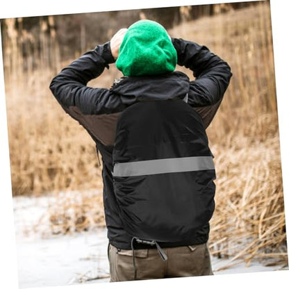 Happyyami Backpack Rain Covers Reflective Strip for Hiking Biking and Travel for School Bags and Outdoor Adventures