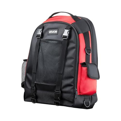 VEVOR Welding Backpack, 25.2L Welder Backpack for Tools and Helmet, 1680D High-Density Polyester Extreme Gear Pack with Helmet Bag, Multi-Purpose Gear Storage Bag for Welding, Outdoor Camping, Hiking - style: 1680D High-Density Polyester