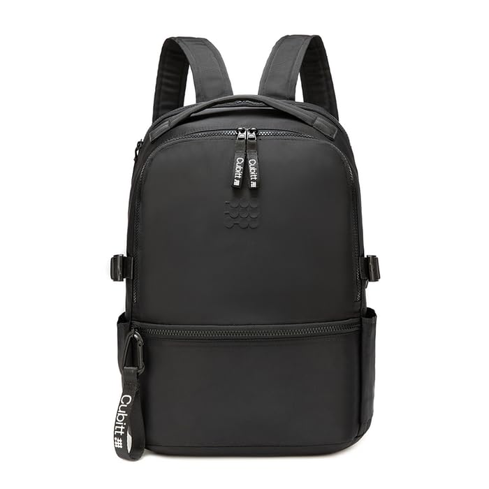Cubitt Backpack – Lightweight Water-Resistant Laptop Backpack for Work, College & Travel with Organizer, 12kg Capacity – Obsidian Black - color: Obsidian Black