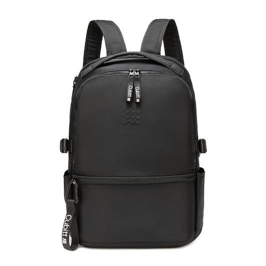 Cubitt Backpack – Lightweight Water-Resistant Laptop Backpack for Work, College & Travel with Organizer, 12kg Capacity – Obsidian Black - color: Obsidian Black