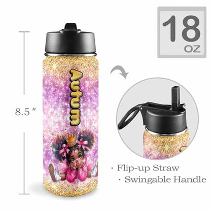 Custom Diaper Bag with Name,Personalized Diaper Bag Backpack &Insulated Water Bottle Mother Gift,Custom Monogram Baby Travel Bag Nursing Diaper Mommy Backpack with Adjustable Shoulder Straps Nappy Bag - color: Design 18