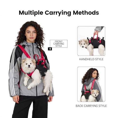 Wakytu Dog Emergency Rescue Sling - Lightweight Packable Lift Harness - size: XL（22-33lbs）