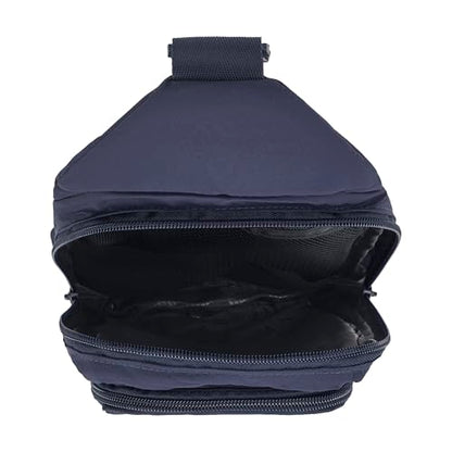 PUMA Women's Doer Sling Backpack with Adjustable Strap, Water Bottle Pocket & Zip Pockets, New Navy, One Size - color: New Navy