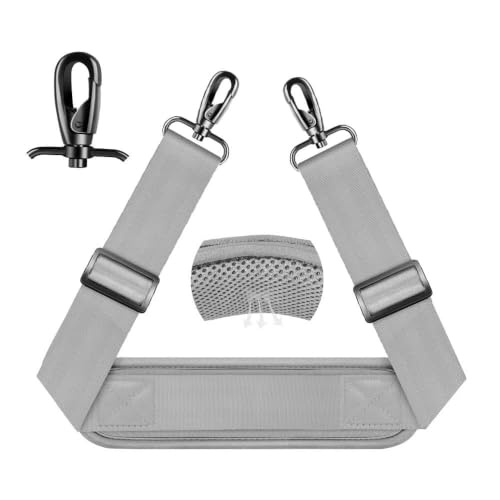 ZINZ Shoulder Strap 75" Bag Belt with Comfortable Fixed Pad,Gray - color: Gray
