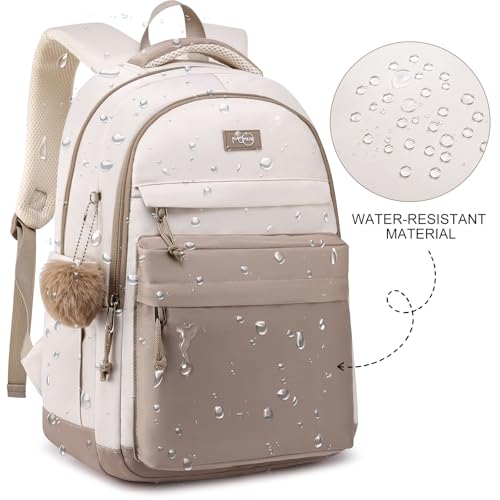 MOMUVO School Backpack Women and Teen Girls,Cute Bookbag Lightweight Laptop Backpack College SchoolBag Students