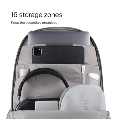 Urth Arkose 20L Modular Backpack + 3.7L Camera Insert - Water Resistant, Anti-Theft, Recycled Bag for DSLR/SLR/Mirrorless, 13-16 Inch Laptop in Ash Grey - color: Ash Grey