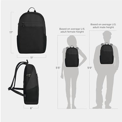 Travelon Anti-Theft Metro Backpack with RFID blocking pouch - color: Black