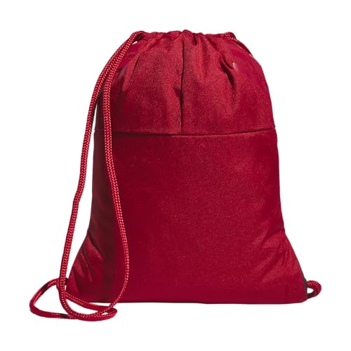 adidas Stadium Sackpack – Drawstring Backpack Gym Bag, 13L - color: Team Power Red 2/White