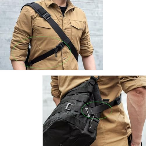Messenger Bag 3 Point Belt with Magentic Quick Release Buckle Stability Belts Add on Straps for Crossbody Bag Sling Bag Sling Backpack Chest Bag Daypack Shoulder Bag Crossbody Purse