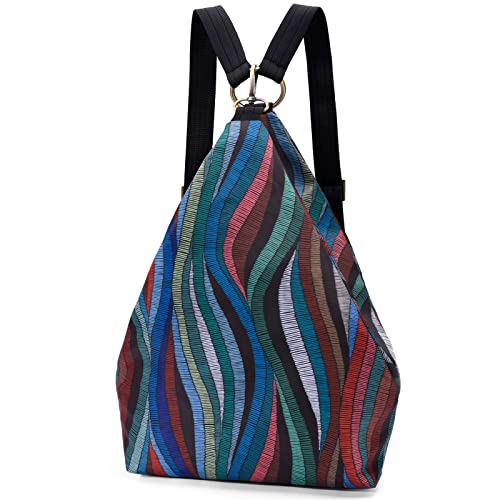 Black Butterfly Premium Backpack for Women, Bohemia Style Fashion Casual Daypack Backpack, Small Backpack Purse (68-multicolor) - color: 68-multicolor