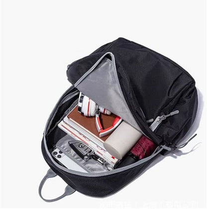 Geboldil Men's and women's leisure waterproof travel backpack - color: Black2