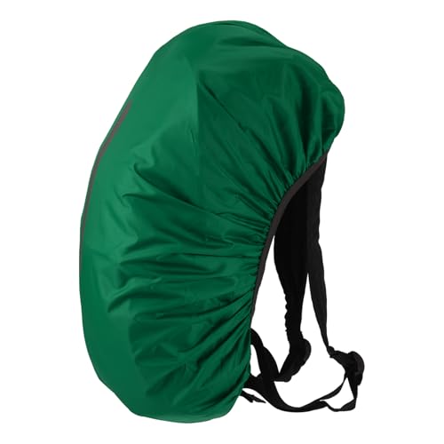M METERXITY 2 Pack Backpack Rain Cover - Waterproof Lightweight Cover with Vertical Reflective Strap, Apply to Cycling/Hiking/Mountain Climbing (40-50L, M, Dark Green)
