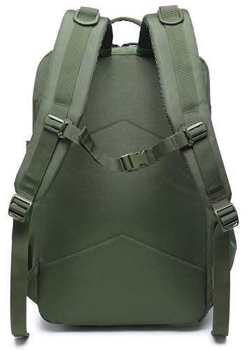 Wotony Military Tactical Backpack for Men Waterproof Daypack 3 Day Assault Pack Molle Bag with Water Bottle Holder - color: Military Green, size: 35L
