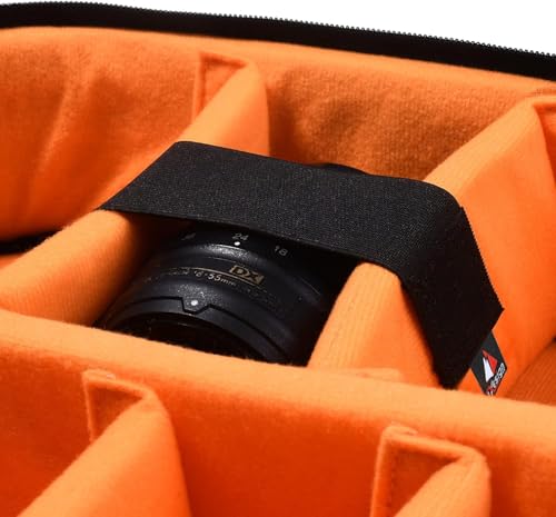 Pack of 3 Sizes Hook and Loop Straps/Fastener for Securing Items in the DSLR SLR Camera Backpack/Insert Bag/Video Bag
