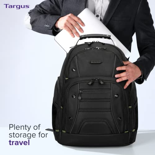 Targus Drifter Essentials Laptop Backpack, Travel Backpack for Laptops up to 16" Backpack for Men & Women, College Back Pack Bookbag or Work Backpack, School Bag Travel Backpack Black(TBB63805GL)